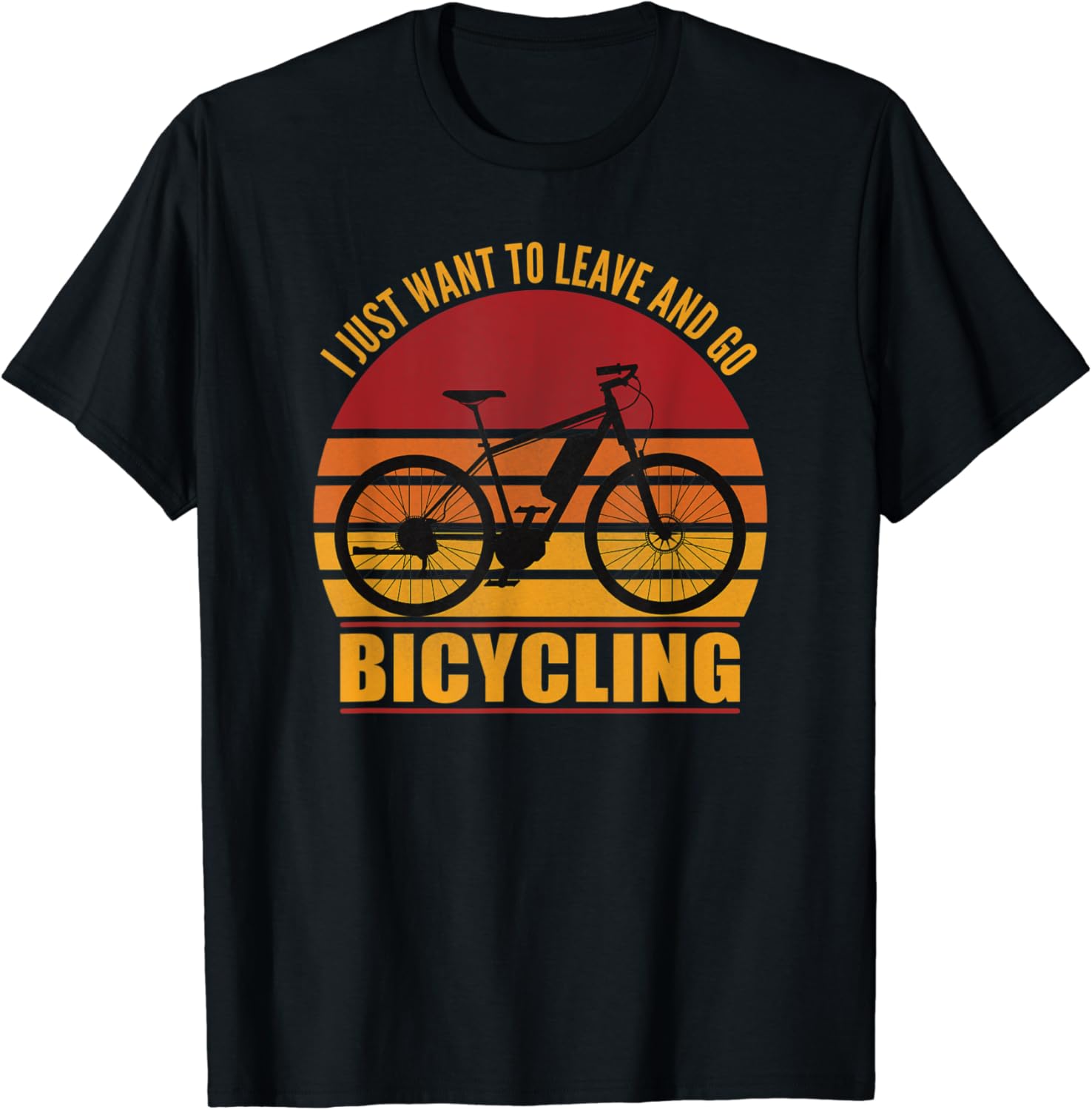 Retro Ebike Cycling Electric Bicycle Funny Pedelec Rider T